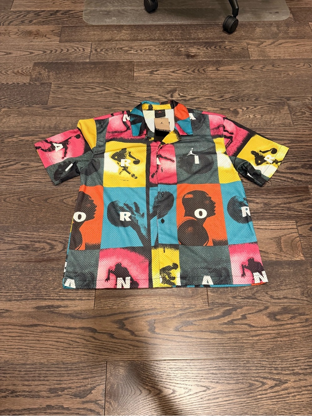 Mens Jordan button down shirt